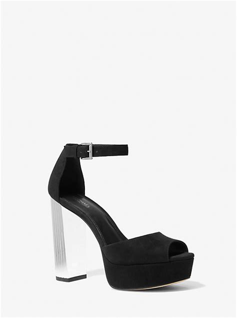 Porter Suede Platform Peep